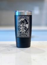 Load image into Gallery viewer, DnD Class Fighter Tarot Card! Engraved DnD Tumbler