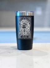 Load image into Gallery viewer, DnD Class Wizard Tarot Card! Engraved DnD Tumbler
