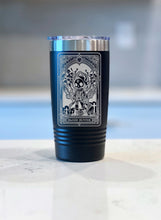 Load image into Gallery viewer, DnD Class Blood Hunter Tarot Card!  Engraved DnD Tumbler
