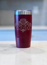 Load image into Gallery viewer, Tears of my Players!  Engraved DnD Tumbler
